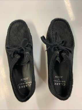 Clarks original for JCrew Wallabee calf hair